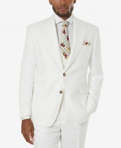 Мужской льняной пиджак классического кроя Tayion Collection