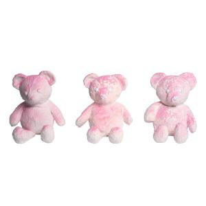 Фигурка Daniel Arsham Cracked Bear Figure, розовый