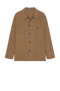 Льняная рубашка-куртка Wao, brown