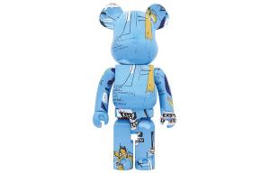 Виниловая фигурка Be@rbrick Jean-Michel Basquiat #4 Blue, 70 см