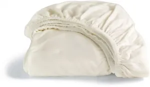 Простыня Золушка "двойной трикотаж", без утюга и узлов, высотой до 35см Cinderella 160х200-210 см, 1 шт., слоновая кость