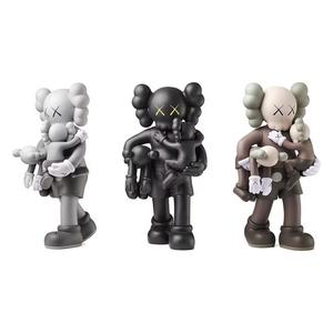 Набор виниловых фигурок Kaws Clean Slate, серый/черный/коричневый