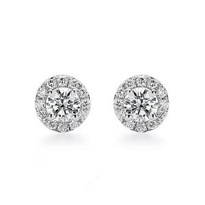 Серьги Tiffany & Co. Tiffany Soleste, платина/бриллиант