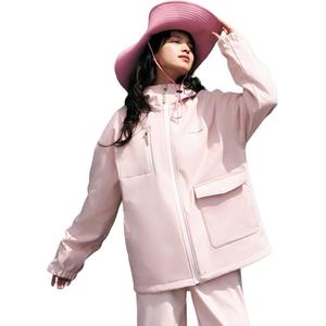 MOLY VIVI Мужская и женская куртка софтшелл, Peach Pink