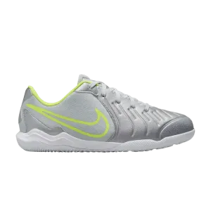 Кроссовки Nike Tiempo Legend 10 Academy IC GS Mad Voltage Pack, серебряный