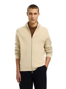 SELECTED HOMME Кардиган SLHSTELLER FN свободного кроя на молнии, серый