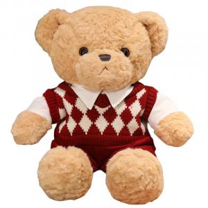 Плюшевая кукла Sweater Bear высотой 45см/55см/70см MLING