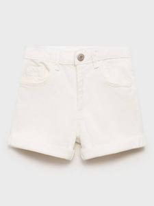 Детские шорты Chip Denim Mango, White