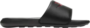Сандалии Nike Victori One Slides 'Black Red', черный