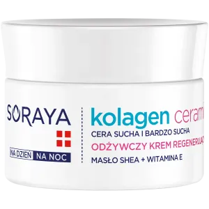 Soraya Kolagen + Ceramidy питательный регенерирующий крем для лица дневной и ночной, 50 мл