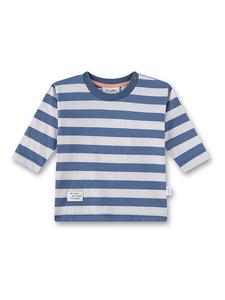 Рубашка с длинным рукавом Sanetta Kidswear, синий/белый