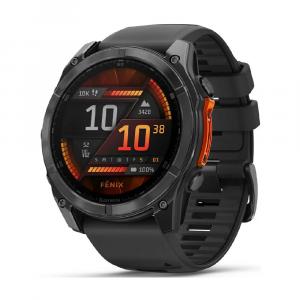 Умные часы Garmin Fenix 8, 51 мм, AMOLED 1.4", Wi-Fi, темно-серый