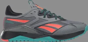 Кроссовки wmns nano x2 tr adventure 'grey classic teal' Reebok, серый