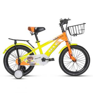 Велосипед детский MAX BIKE Bambi 16", оранжевый/желтый