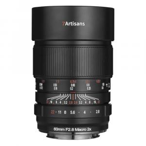 Объектив 7Artisans 60mm f/2.8 Macro 2x, Canon RF Mount, черный