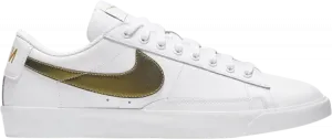 Кроссовки Nike Blazer Low Premium 'White Metallic Gold', золотой