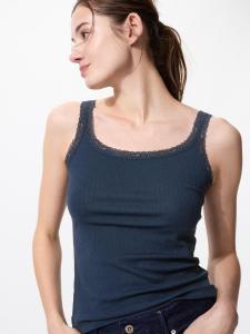Топ Uniqlo Soft Modal Sleeveless, 69 темно-синий