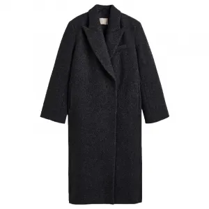 Пальто H&M Wool Blend, темно-серый