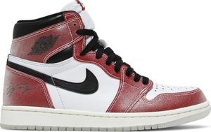 Кроссовки Trophy Room x Air Jordan 1 Retro High OG SP Chicago, красный