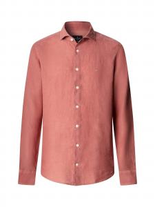 Hackett London Рубашка на пуговицах 'Ess' пастельно-красная, Regular fit