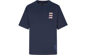 Футболка Mitchell & Ness с рукавом дроп-плечо унисекс темно-синяя Mitchell Ness