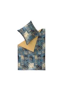 Голубое постельное бельё satin paula Esprit