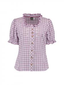 OS-Trachten Традиционная блузка Корпи фиолетового цвета