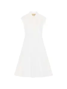 Сарафан миди с вышивкой Сангало Valentino Garavani, белый