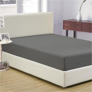 Mellanni Простыня на резинке, размер Full (137x190 см), 1 шт, с глубокими бортиками (до 40 см), мягкая, охлаждающая, устойчивая к выцветанию и пятнам, серый