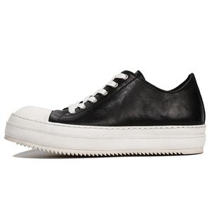 Дреамбо Кэжуал Скейтборд обувь мужская Дримбокс, черный верх белая подошва