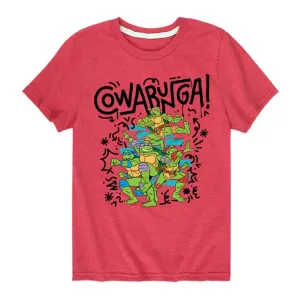 Футболка с принтом «Черепашки-ниндзя» для мальчиков 8-20 лет Nickelodeon, красный