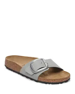 Женские сандалии Madrid с большой пряжкой Birkenstock, зеленый