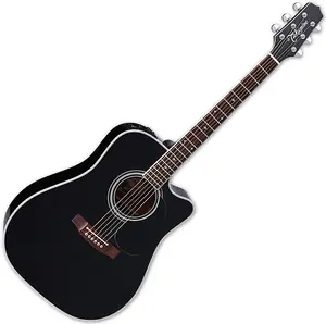 Акустическая гитара Takamine EF341SC серии Legacy с глянцевой черной отделкой