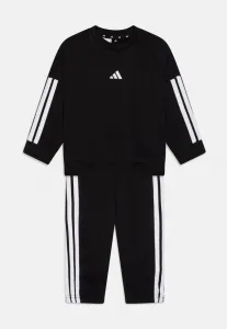 Детский спортивный костюм с тремя полосками, размер 240. Adidas Performance, Black/White