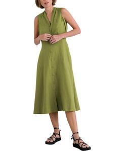 Женское платье без рукавов Carved Wood Seasalt Cornwall, зеленый