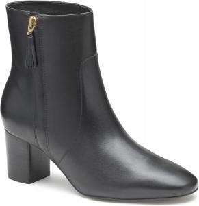 Женские ботильоны Johnston & Murphy Eleanor с молнией - сапоги на каблуке 2,25 дюйма, кожаные ботинки с молнией, Black