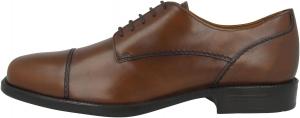 Мужские туфли Geox Federico 16 Oxford на шнуровке, Dark Cognac