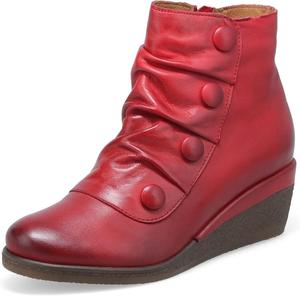 Женские ботильоны на танкетке Miz Mooz Maxy, Red