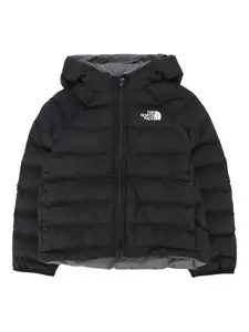 Стеганая куртка с логотипом The North Face Kids, черный