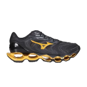 Кроссовки Mizuno Wave Prophecy 12 S 'Black Gold Reflective', черный