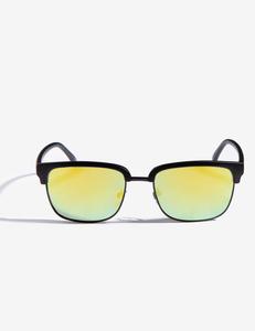 Солнцезащитные очки U.S. Polo Assn Mens Plastic Backframe Shield, черный/желтый