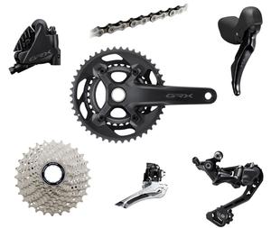 Групсет SHIMANO GRX 400 10-скоростной, 11-36, 46x30T, 172,5 мм