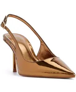 Женские туфли Seralina с острым носком и открытой пяткой на высоком каблуке ALDO, коричневый