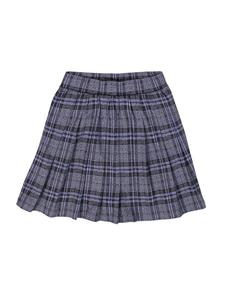 Юбка в складку с клетчатым узором в оттенке черного цвета Garcia