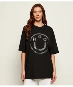 Футболка b_6 Oversize fit Hugo Blue, черный