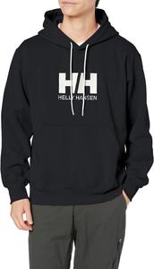 Толстовка Helly Hansen HH32377, худи с логотипом HH, на флисовой подкладке, плотная, с логотипом, быстросохнущая, флисовая подкладка, черный