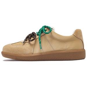 AGSDON Низкие немецкие армейские кеды женские хаки, цвет Khaki