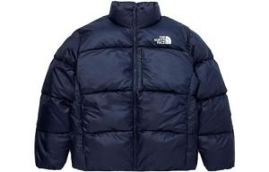 Пуховик мужской темно-синий The North Face, синий