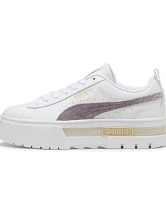 Кроссовки Puma Mayze velvet dream в цвете «белый сливовый джем»
