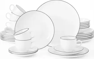 Набор посуды из 30 предметов - Lido Black Line 10826 Seltmann Weiden